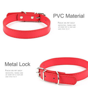Hoge Kwaliteit Luxe Groothandel Pu Leer Webbing Waterdichte Huisdier Kraag Koude Slip Hond Kraag - Product Image 4