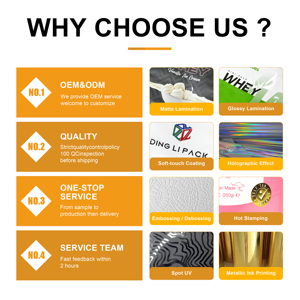 Sachet Doypack à fond carré refermable pour aliments pour animaux de compagnie (chiens et chats), qualité alimentaire, film épais, avec logo personnalisé imprimé - Product Image 6