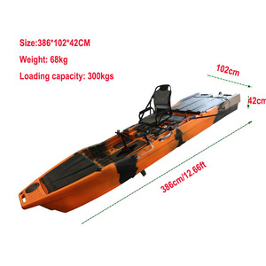 Kayak <span class=keywords><strong>de</strong></span> Pesca Viking <span class=keywords><strong>de</strong></span> 12.6 pies con Pedal y Motor, Kayak Individual para Pesca con Asiento Giratorio y Motor Eléctrico para <span class=keywords><strong>Mar</strong></span> - Product Image 6