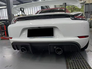 Pour le nouveau <span class=keywords><strong>718</strong></span> Cayman <span class=keywords><strong>Boxster</strong></span> 2016 GT4, kit carrosserie 1:1 avec échappement - Product Image 6
