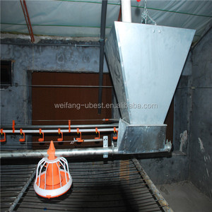 U-BEST Granja Avícola Moderna, Sistema de Alimentación Automático para Aves de Corral, Tolva Metálica de Larga Duración y Alta Resistencia - Product Image 3