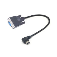 Cable USB Tipo Mini a DB9 RS323 con Bloqueo para Transferencia de Datos en Automóviles, Venta al Por Mayor