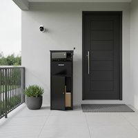Boîte à colis JH-Mech, durable et de qualité supérieure, en acier laminé à froid épais à double chaîne, pour l'extérieur