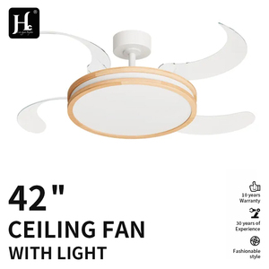 Ventilateur de plafond LED 42 pouces, grand ventilateur de plafond industriel invisible rétractable avec lumière et télécommande - Product Image 3