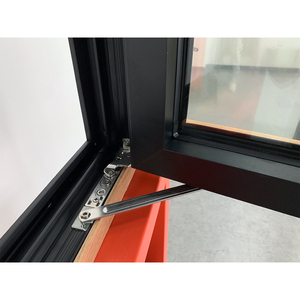 Georgia Fenêtres en bois inclinables et tournantes en aluminium à double <span class=keywords><strong>action</strong></span> avec rideau à persiennes pour usage domestique - Product Image 4