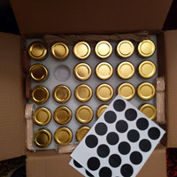 Wholesale 1.5oz Clear Mini Glass Jars Screw Cap Baby Food Candy Spices Herbs Jams Cake Snack Sugar Wedding Party Favors Decor