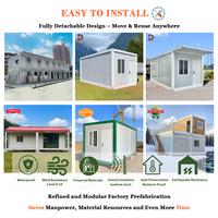 Maison Modulaire Préfabriquée en Conteneur - Villa Capsule - Mini-Maison Extensible pour Usage en Plein Air et en Station Balnéaire