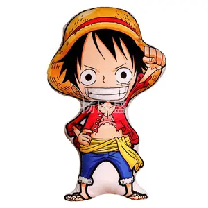 28-50cm One Piece Plush Toys Roronoa Zoro Luffy Chopper Nami Cute Cartoon Anime 3 Dimensional Pillow Doll Stuffed Children Gift