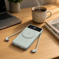 Produits Tendances 2026 Nouveautés Chargeur Portable Magnétique Sans Fil 5-en-1 avec Affichage Numérique
