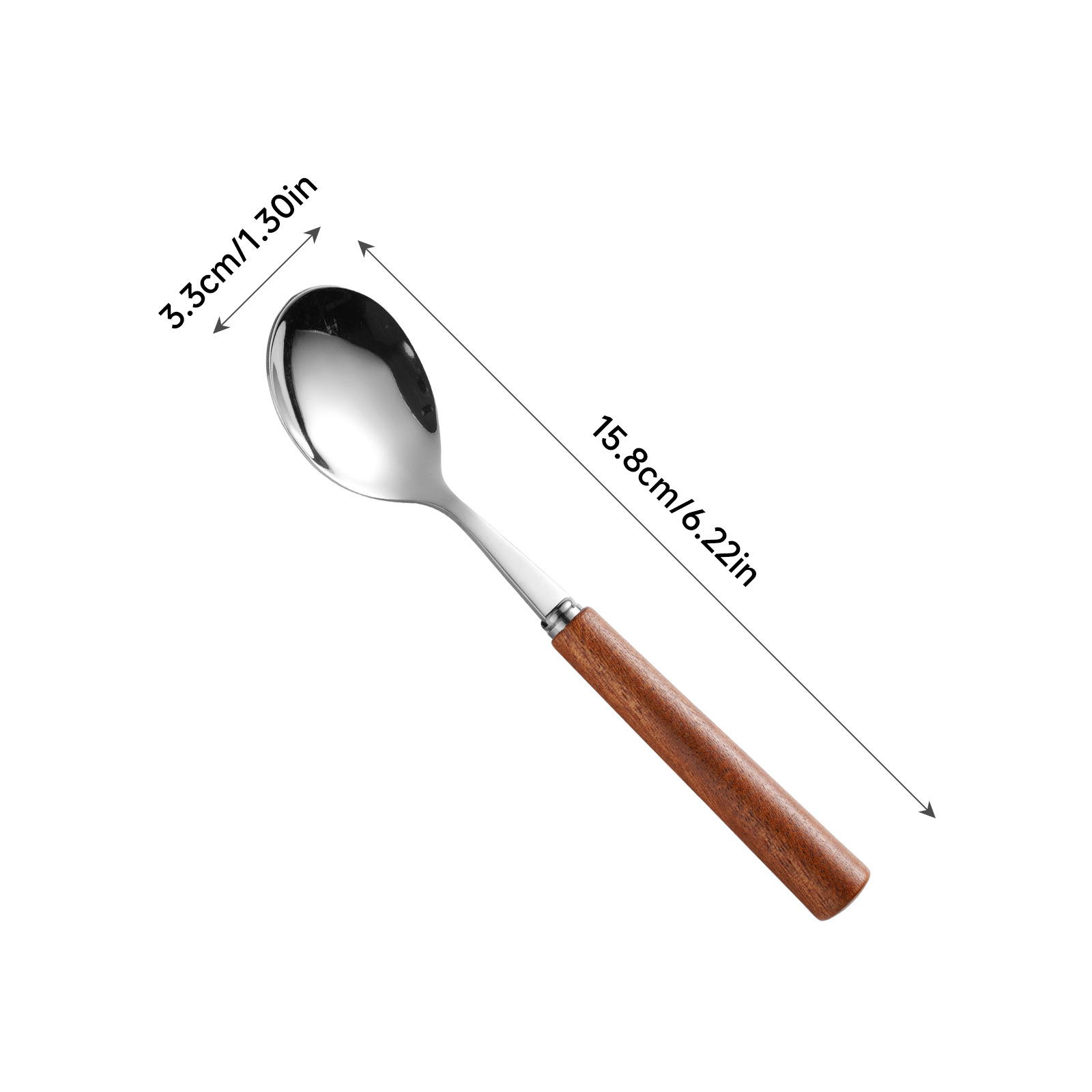dessert spoon-- silver