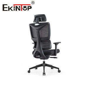   Silla de oficina de malla con respaldo alto, reclinable, giratoria y con ruedas para uso en oficina - Product Image 1