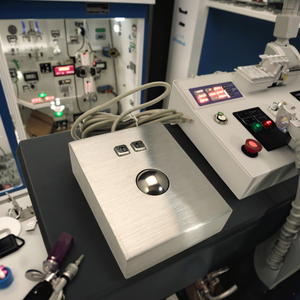 Chất lượng cao 38mm công nghiệp Trackball chuột PS/2 USB y tế Máy tính để bàn chất lượng cao kim loại bàn phím & bàn phím - Product Image 6