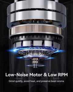 64mm Flat Coffee Burr <b>Grinder</b> Electric Smart Touch Screen Espresso Coffee Bean <b>Grinder</b> for Home Use - Product Image 6