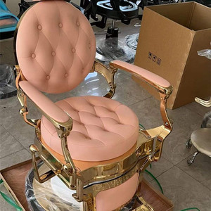 Estilo clásico reposabrazos Retro elegante <span class=keywords><strong>rey</strong></span> belleza peluquería muebles hidráulicos peluquería silla - Product Image 3