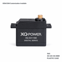 Servomoteur numérique sans noyau pour voiture RC Nitro, 15kg, XQ-POWER XQ-S3115M, engrenage métallique étanche, 180 degrés, couple élevé, avion RC 7.2V