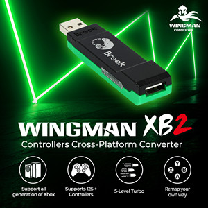 Brook Wingman XB2 chuyển đổi, hỗ trợ không dây. PS4, 5 chuyển đổi điều khiển hỗ trợ - Product Image 4