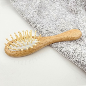 Juego <span class=keywords><strong>de</strong></span> Cepillo y Peine <span class=keywords><strong>para</strong></span> Bebé con Logotipo Personalizado, Ecológico, en Oferta, Cerdas Suaves <span class=keywords><strong>de</strong></span> Lana <span class=keywords><strong>de</strong></span> Cabra Natural, <span class=keywords><strong>Kit</strong></span> <span class=keywords><strong>de</strong></span> Cuidado Capilar Suave <span class=keywords><strong>para</strong></span> Recién Nacidos - Product Image 4