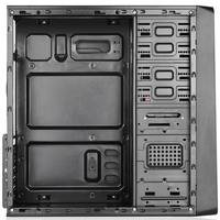 Boîtier pour PC portable en plastique trempé, lot de 3 ventilateurs de bureau et de jeu avec écran LCD