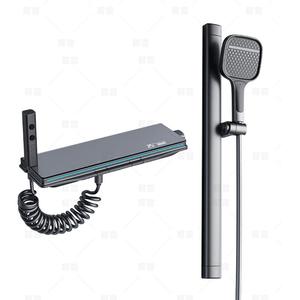 [Marca] Conjunto de ducha termostática digital con pantalla de temperatura para apartamentos pequeños, forma rectangular, instalación oculta - Product Image 1