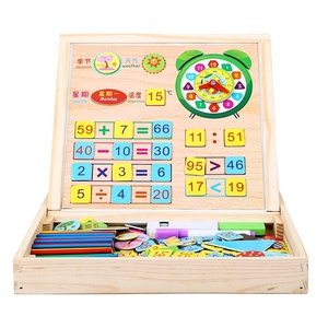 Educational Toy Wooden Kids Toy Educational Educational Kids Toy Wonderful Multi-functional Wooden Magnetic Box For Kids Learning Spell Read Write Count