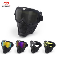 Lunettes d'équitation pour adultes Atv Motocross Lunettes Masque Sangle réglable Oem Friendly Cascos Para Moto Masque facial