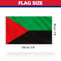 Drapeau de la Martinique personnalisé en gros, 3x5 pieds, imprimé numériquement, pour affichage extérieur, durable, en polyester 100D, drapeau du territoire
