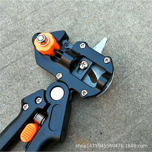 Tijeras de injerto con hoja de acero inoxidable, herramienta de poda negra para injerto de árboles frutales y plántulas, tijeras de injerto 12873, fabricadas en China - Product Image 5