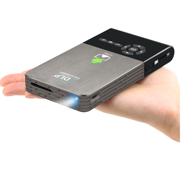 Touyinger C2 Dlp Wifi Android 7.1 Proyector Video Overhead Projectors Mini Projector Presentation Equipment