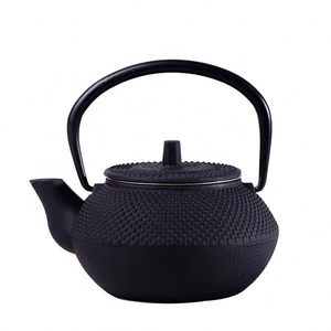 Théière en fonte de 300ml avec filtre en acier inoxydable/HOBNAIL CAST IRON Kettle Jug <span class=keywords><strong>Theiere</strong></span> Fonte - Product Image 1