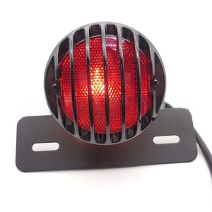 Luz Trasera para Scooter Eléctrico, Luz Trasera Redonda con Soporte, Luz Trasera para Motocicleta, Accesorios para Motos - Product Image 5