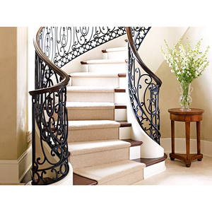 Villa <span class=keywords><strong>de</strong></span> lujo Entrada Escaleras Barandilla <span class=keywords><strong>de</strong></span> <span class=keywords><strong>hierro</strong></span> Diseño <span class=keywords><strong>Hierro</strong></span> forjado para aplicación <span class=keywords><strong>de</strong></span> hotel - Product Image 1