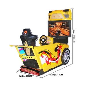 Machine d'arcade commerciale 42 pouces, modèle Need Speed Super Racing, à monnayeur, jeu 2 joueurs, en métal, avec fonctions de course et de boxe - Product Image 3