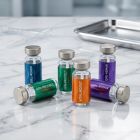 Étiquettes autocollantes holographiques écologiques personnalisées avec logo, pour flacons en verre UV 3ml 10ml, emballage personnalisé pour flacons, vinyle personnalisé