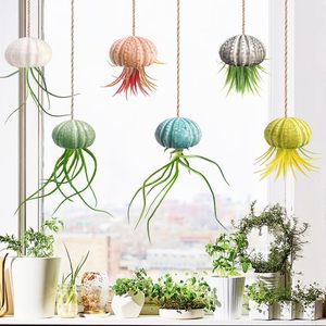 Support de plante suspendu en céramique pour plantes aériennes, design de dessin animé, pot de fleurs pour jardin d'intérieur, support suspendu parfait pour les plantes aériennes - Product Image 6