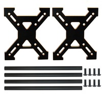 RC 1/24 1/18 Axial SCX24 4M Fcx24 rak ban logam Universal, rak untuk bingkai Hub Model simulasi mobil dengan daya tahan tinggi
