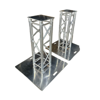 Plaque de base supérieure en aluminium pour éclairage DJ, support de scène, stand d'exposition, présentoirs en treillis, treillis de toit carré pour exposition