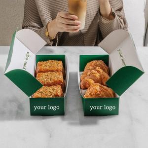 Offre Spéciale bas <span class=keywords><strong>prix</strong></span> <span class=keywords><strong>chocolat</strong></span> papier boîte Cookie emballage boîte gâteau Dessert Biscuit papier Mailer boîte avec vous Logo - Product Image 2