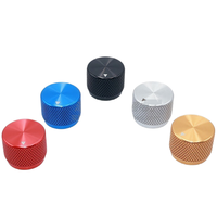 Services de fraisage CNC sur mesure pour boutons filetés en aluminium aux couleurs anodisées, type EDM à fil d'acier inoxydable