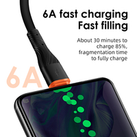 Cable de Carga Rápida Multifunción Tipo-C a Tipo-C de Silicona Texturizada 4.5 de Alta Elasticidad y Calidad Superior, Resistente y Fuerte 6A