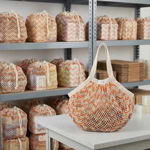 Mesh Storage <b>Bags</b> Wholesale Custom Logo Breathable <b>Net</b> Pouches for Commercial Packaging - Product Image 1