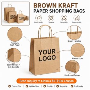 Packaging Bag Personalized Gift Bag Packing Bag Handle <b>Tissue</b> <b>Paper</b> Cosmetic Packaging Eco Friendly Packaging Printing Product - Product Image 2