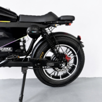 Vélo électrique à gros pneus OWAY SK-1 pour adultes, style cyclomoteur rétro, longue portée, haute vitesse