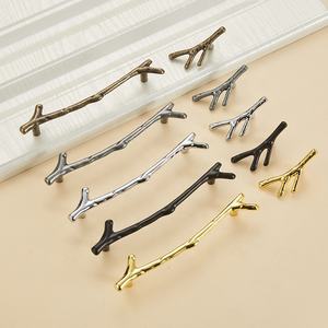 PJ012 ต้นไม้เฟอร์นิเจอร์ลิ้นชักตู้ประตูดึงถาดกรอบโลหะไม่สม่ําเสมอยึดอุปกรณ์เสริมสําหรับงานฝีมือเรซิน - Product Image 3