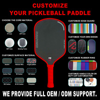 Paddle Pickleball Inti Apung Generasi Baru 4 2026 Permukaan Serat Karbon HexGrit Produsen OEM ODM