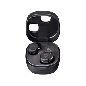 Audio-Technica ATH-SQ1TW2 หูฟังไร้สายทรูไวร์เลสบลูทูธ IP5X กันน้ำ ชาร์จไร้สาย สีดำ - Product Image 1
