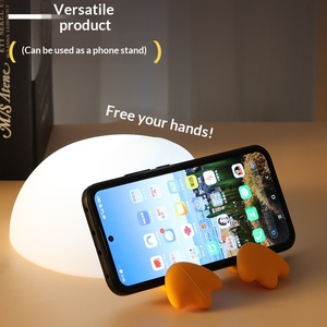 Veilleuse créative en silicone en forme de cul de canard, lampe de chevet à pression, lampe d'alimentation à brancher, intensité réglable 36V, ambiance de chambre et de bureau - Product Image 4