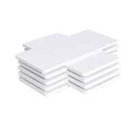 GS grossiste 1220x2440mm couleur blanche panneau de plafond haute densité mur extérieur feuille de mousse pvc pour la construction