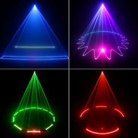 Lumière laser d'animation couleur pleine 15W, IP20, contrôle DMX512, éclairage laser RGB pour scène, discothèque, bar, spectacle