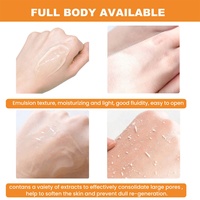 Le Gel raffermissant exfoliant nettoyant en profondeur de vente chaude contient le gommage facial d'agrumes et de niacinamide
