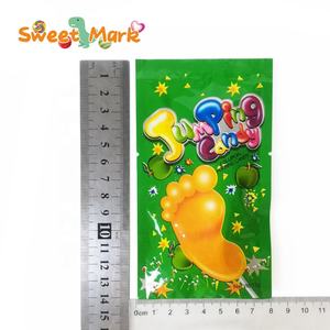 Mélange de <span class=keywords><strong>poudre</strong></span> adhésive en forme de grand <span class=keywords><strong>pied</strong></span>, 50g, saveur de fruits, sucettes sautantes, bonbons - Product Image 2